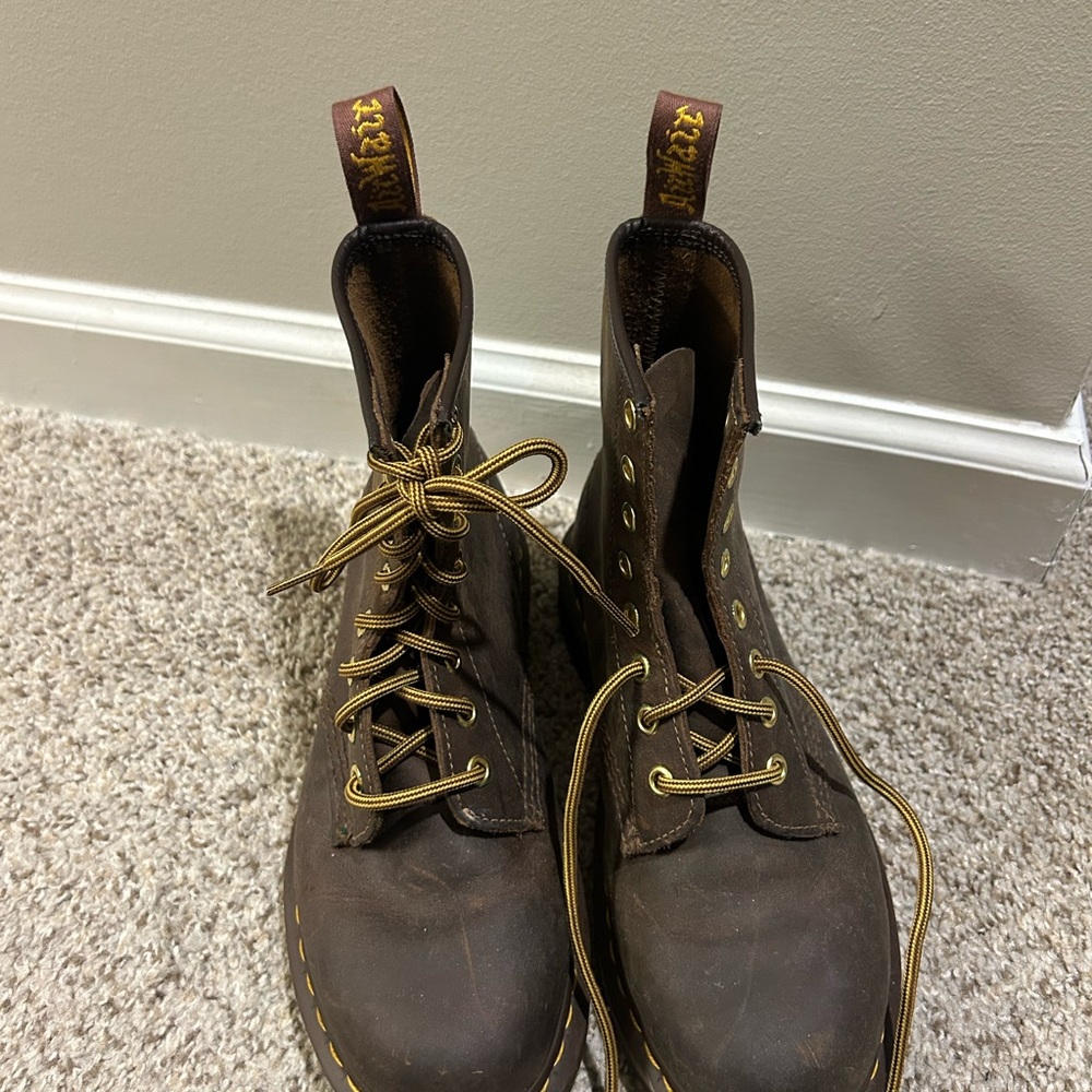 Dr. Martens Brown (Crazy horse) Lace Up Boots